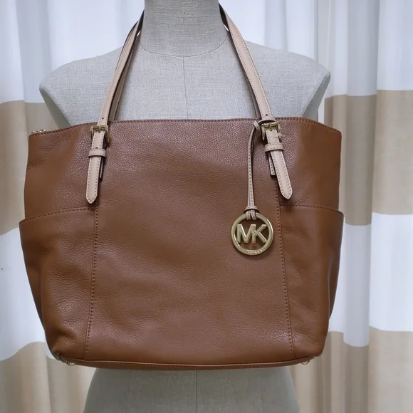 Michael Kors | Bags | Michael Kors Nwot Brown Leather Tote  display picture 1